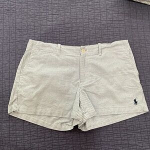 Ralph Lauren Sport size 6 blue/white stripe shorts